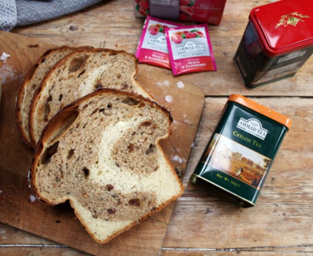 Tea Swirl Bread with Ceylon